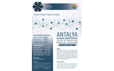 ANTALYA OSB’DE İNOVATİF FİKİRLER YARIŞACAK